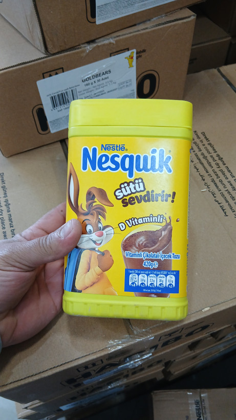 پودر شیر کاکائو نیسکوئیک Nesquik نستله وزن: 420g